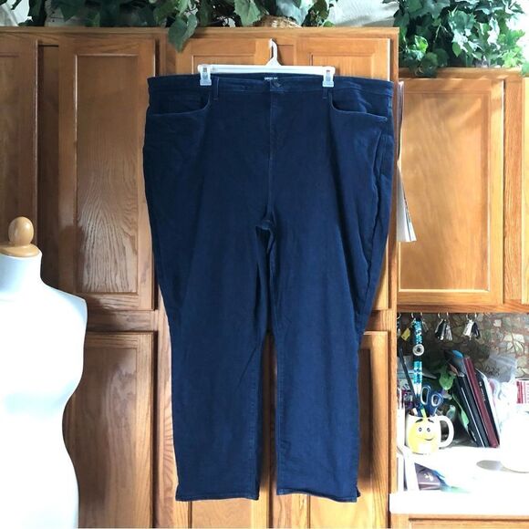 NYDJ Curves 360 Slim Straight Ankle Jeans Dark Denim Blue - 28 - Picture 1 of 14